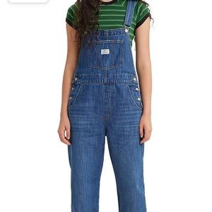 Levi’s Denim Overalls Dark Wash XS